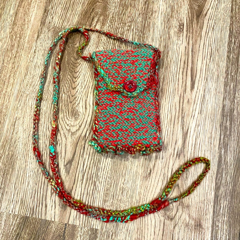 Guajira Device Phone Bag Small Hip Purse Travel Pouch Handmade Crochet